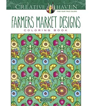 Farmers Market Designs Coloring Book