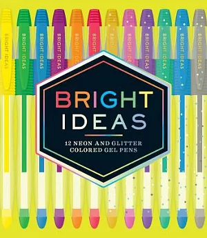 Bright Ideas Neon and Sparkle Gel Pens: 12 Colored Pens