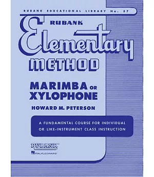 Rubank Elementary Method: Marimba or Xylophone