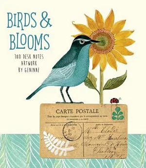 Birds & Blooms 180 Desk Notes: Artwork by Geninne