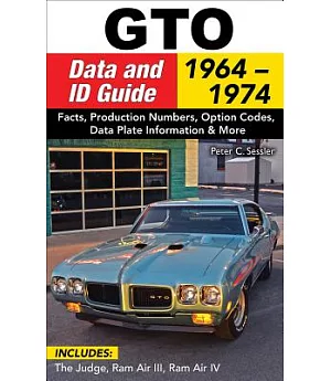 Gto Data and Id Guide 1964-1972