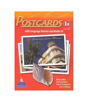Postcards 2/e (1B) with Language Booster & CD/1片