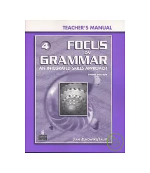 Focus on Grammar 3/e (4) TM with Powerpoint CD-ROM/1片