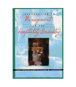 Introduction to Management in the Hospitality Industry, 7/e