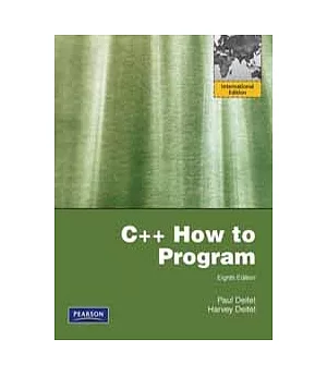 C++ HOW TO PROGRAM 8/E (V-PIE) (W/CD)