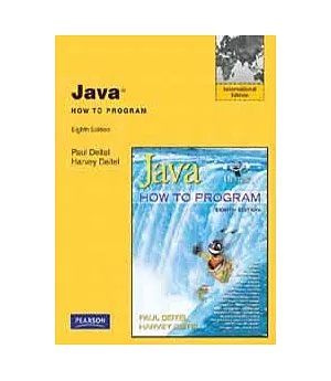 JAVA HOW TO PROGRAM: EARLY OBJECTS VERSION 8/E(M-PIE)(W/CD)