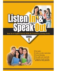 大專用書：Listen In & Speak Out Level 1(書+CD)