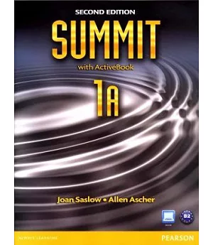 Summit 2/e (1A) Split: Student Book with ActiveBook CD-ROM/1片 and Workbook