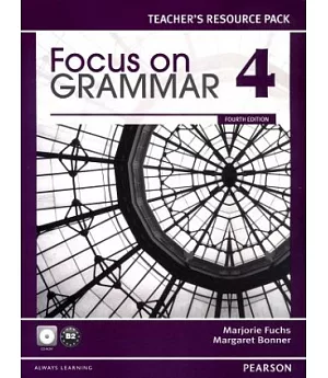 Focus on Grammar (4) Teacher’s Resource Pack with CD-ROM/1片 4/e