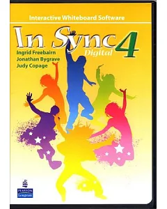 In Sync (4) Digital Interactive Whiteboard Software CD/1片