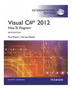 VISUAL C# 2012: HOW TO PROGRAM 5/E (PIE)