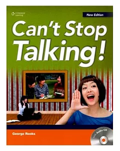 Can’t Stop Talking! New Ed. with Audio CD/1片