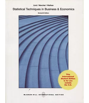 Statistical Techniques in Business and Economics(16版)