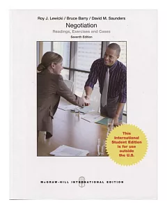 Negotiation: Readings, Exercises, and Cases(7版)