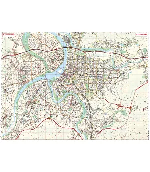 台北新北市區都會地圖  (防水全張大地圖)