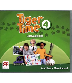 Tiger Time (4) Class Audio CDs/3片(MP3)