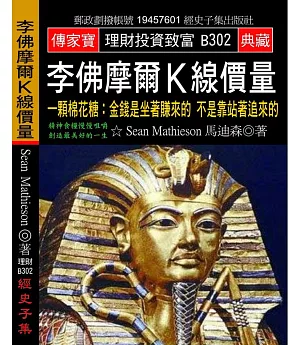 李佛摩爾Ｋ線價量：一顆棉花糖 金錢是坐著賺來的 不是靠站著追來的