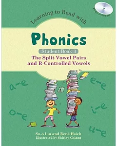 Learning to Read with Phonics：Student Book 3分離母音組和母音加Rr的唸法(2CDs)