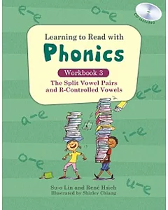 Learning to Read with Phonics：Workbook 3(分離母音組和母音加Rr的唸法)練習本(CD)