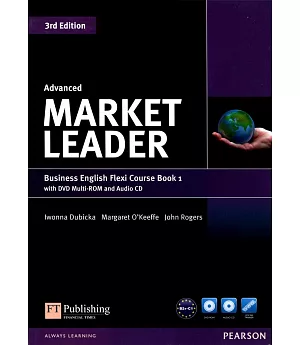Market Leader 3/e (Advanced) Flexi Course Book 1 with DVD-ROM/1片 and Audio CD/1片