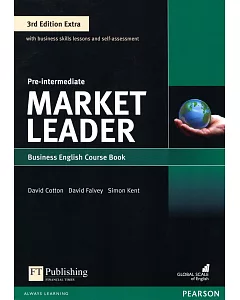 Market Leader 3/e Extra (Pre-Intermediate) Course Book with DVD-ROM/1片