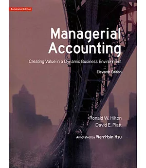 Managerial Accounting(Annotated Edition)(11版)