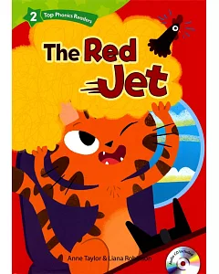 Top Phonics Readers 2: The Red Jet with Audio CD/1片