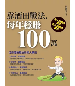 靠酒田戰法每年穩賺100萬