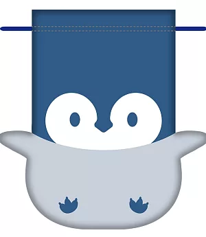 小企鵝波波 造型束口袋