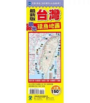 台灣觀光環島地圖