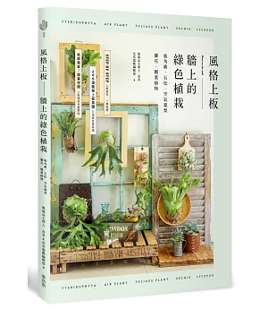 風格上板—牆上的綠色植栽：鹿角蕨‧石松‧空氣鳳梨‧蘭花‧觀葉植物