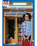 Chatterbox Kids 30-2 What Do You Need?