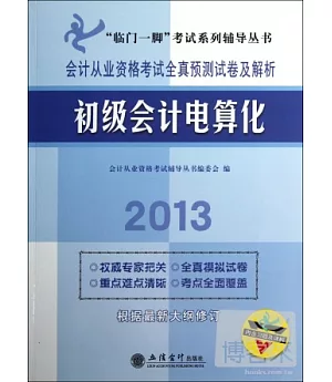 2013會計從業資格考試全真試卷及解析：初級會計電算化