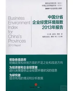 中國分省企業經營環境指數2013年報告