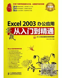 Excel 2003辦公應用實戰從入門到精通（超值版）