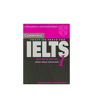 Cambridge Practice Tests For Ielts 1 Self-study Student’s Book