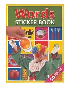 Words Sticker Book