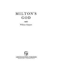 Milton’s God