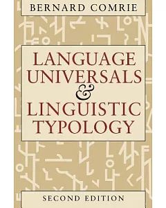 Language Universals and Linguistic Typology: Syntax and Morphology
