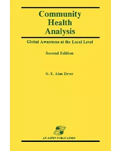 Community Health Analysis: Global Awareness at the Local Level