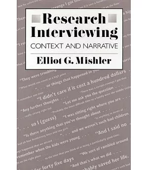 Research Interviewing: Context and Narrative