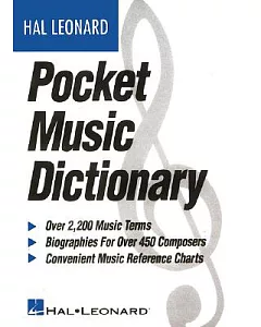 The hal leonard Pocket Music Dictionary