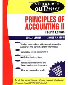 Schaum’s Outline of Theory and Problems of Principles of Accounting II