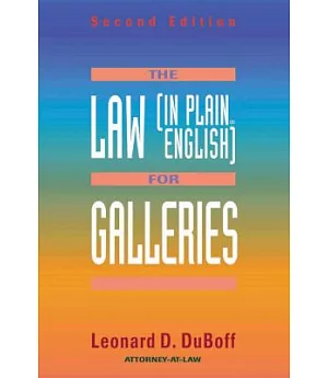 The Law (In Plain English) for Galleries