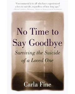 No Time to Say Goodbye: Surviving the Suicide of a Loved One