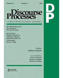 Empirical Studies of Literature: Selected Papers from Igel ’98. a Special Issue of Discourse Processes