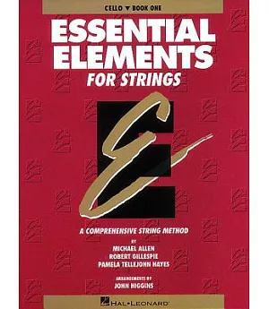Essential Elements for Strings: Cello Book 1