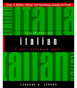 Italian: A Self-Teaching Guide