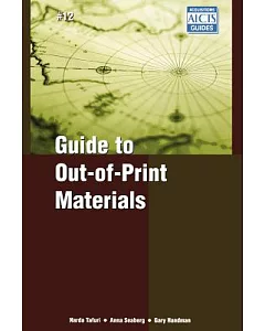 Guide to Out-Of-Print Materials