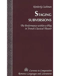 Staging Subversions: The Performance-Within-A-Play In French Classical Theater